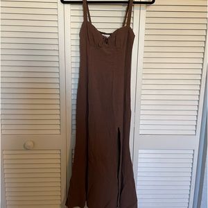 Petal & Pup brown midi dress